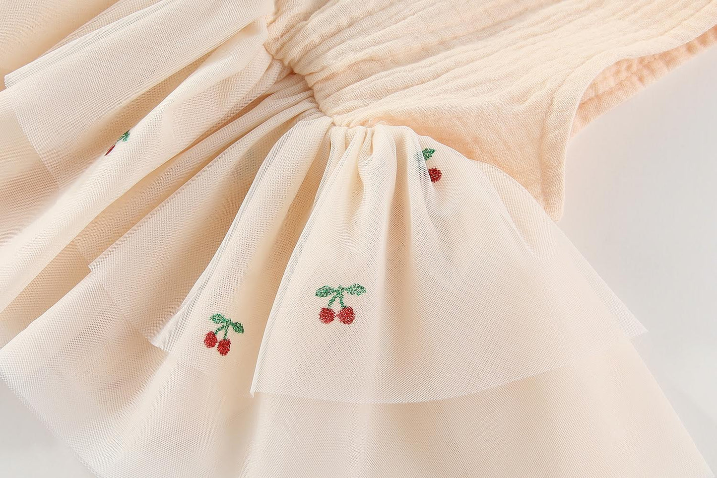 JUST ARRIVED MaMer Little Cherries, Sienna tutu romper