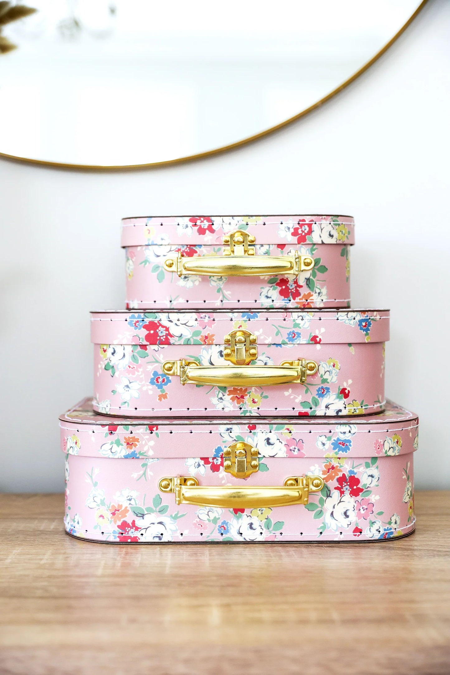 ALIMROSE Kids Carry Case Set Vintage Rose