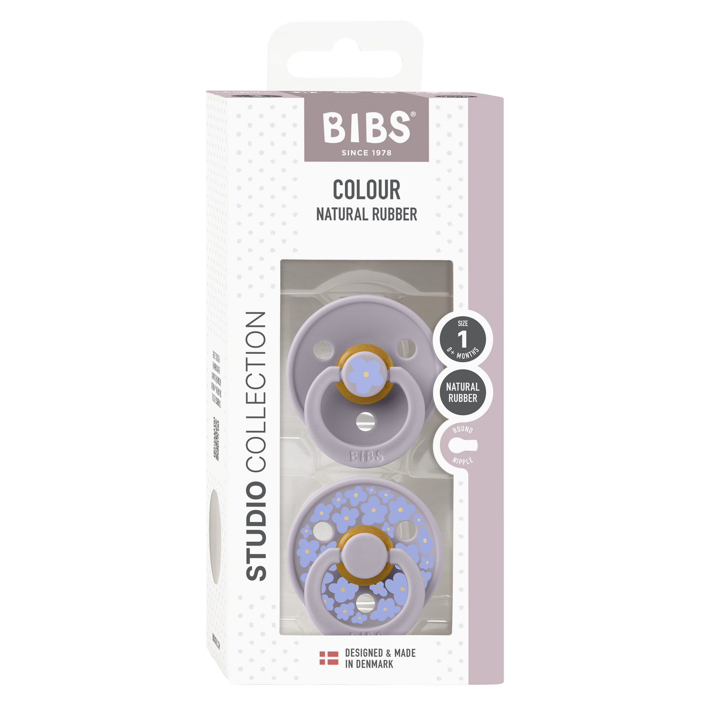 BIBS Studio Colour, S1 - Jasmine Fossil Grey Mix - (2pk)