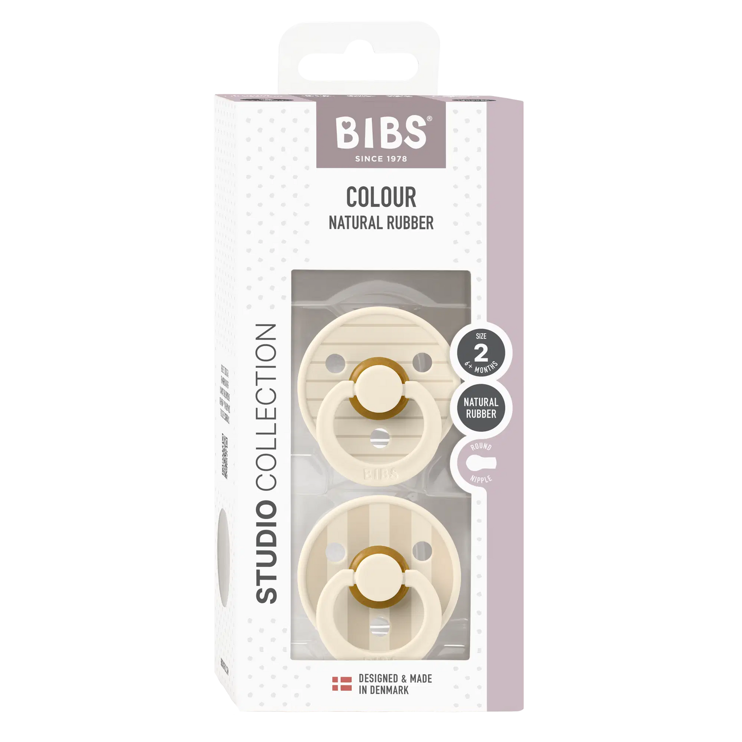BIBS Studio Colour, S2 - Pin Ivory Vanilla Mix - (2pk)