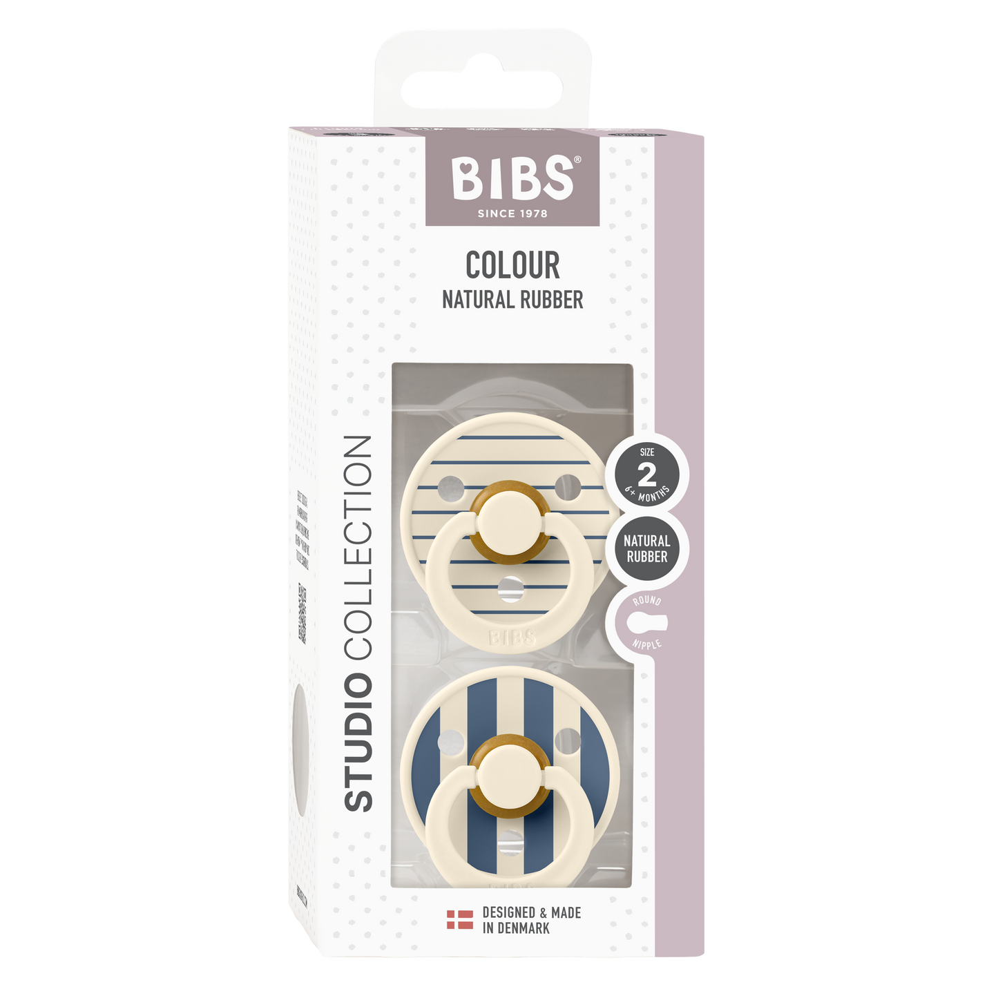 BIBS Studio Colour, S2 - Pin Sky Blue Mix - (2pk)