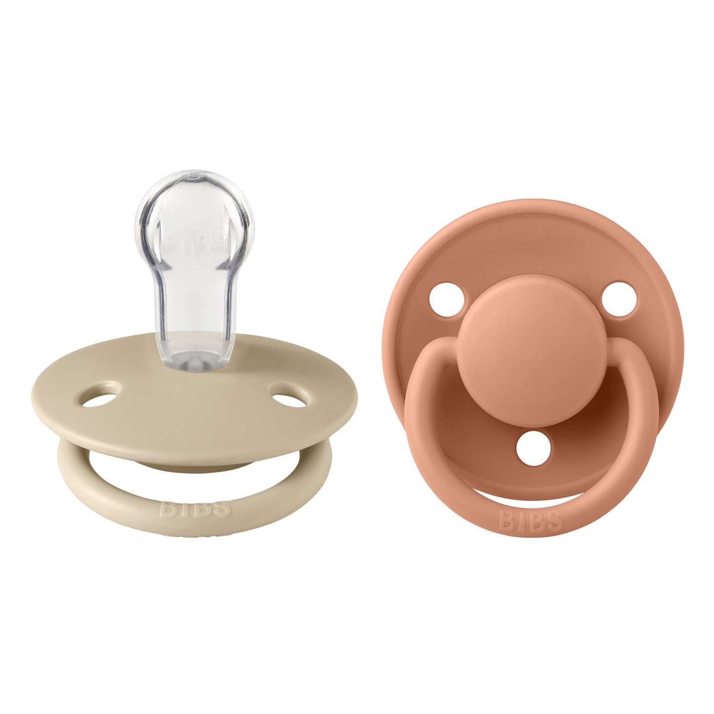 BIBS De Lux - Vanilla/Peach - (2pk)