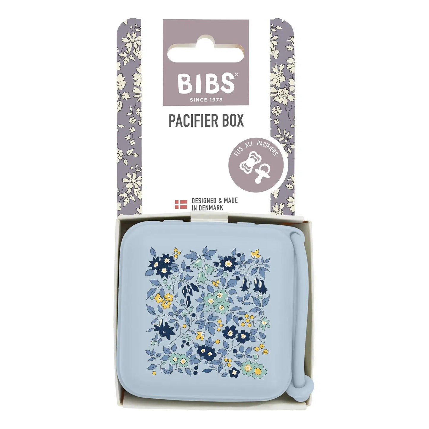BIBS Pacifier Box Baby Blue
