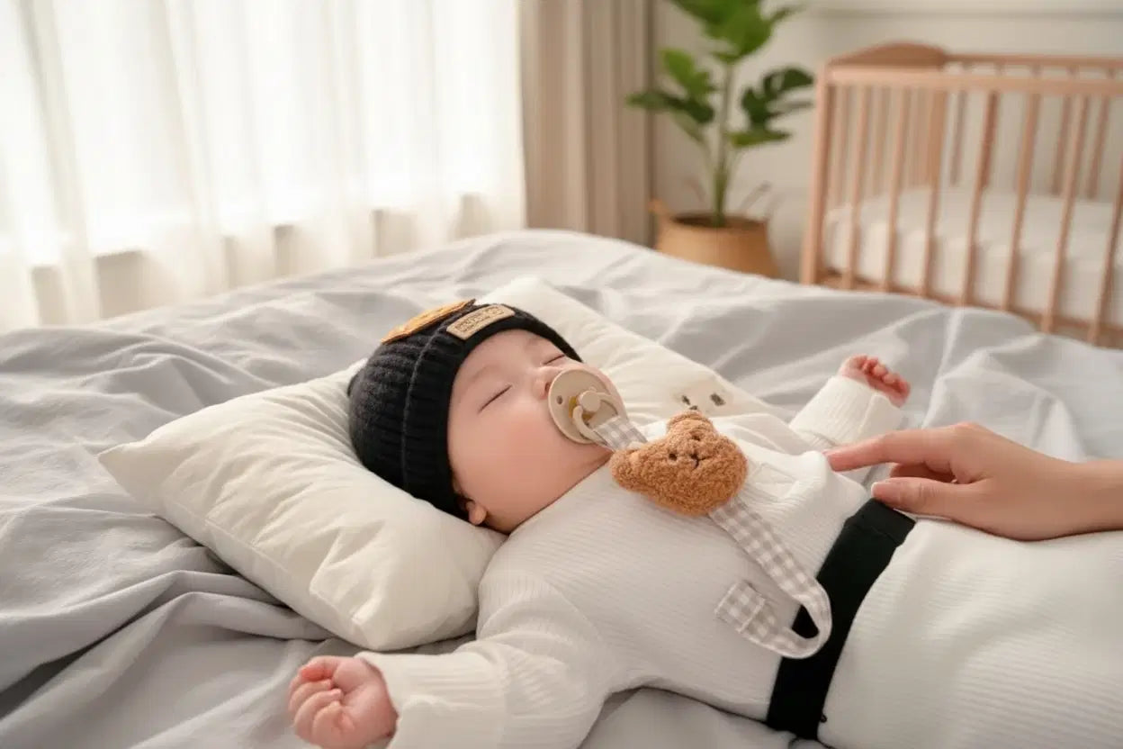 Giggle Bubs™ Plush Teddy Dummy Clip