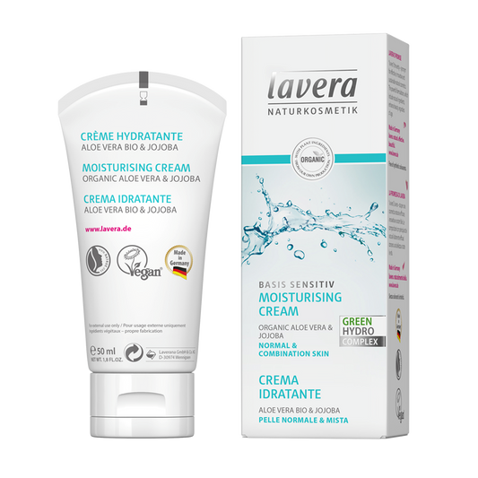 LAVERA Basis Sensitiv Moisturising Cream 50ml - Vegan