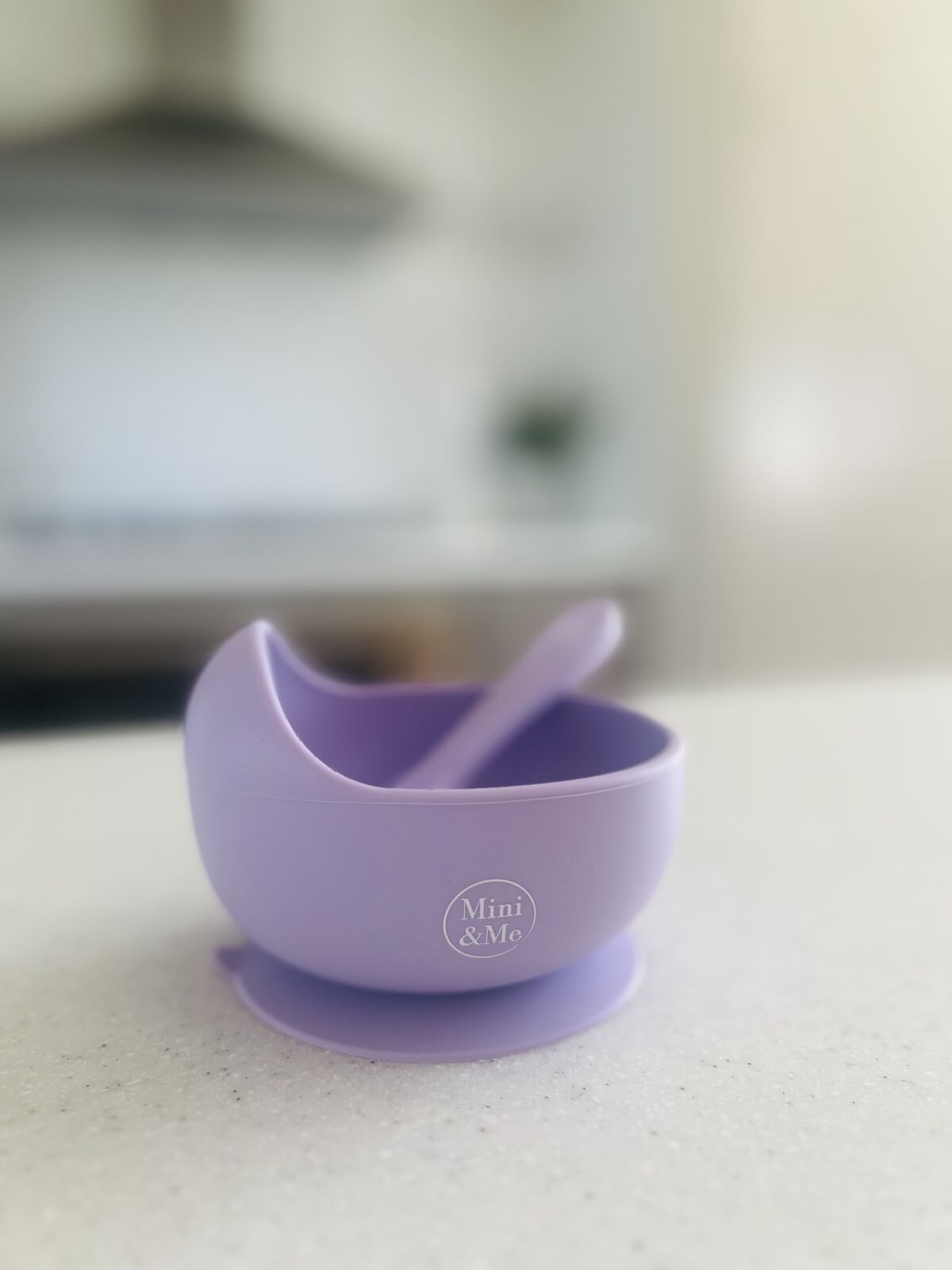 Mini & Me Wave Bowl & Spoon Lilac