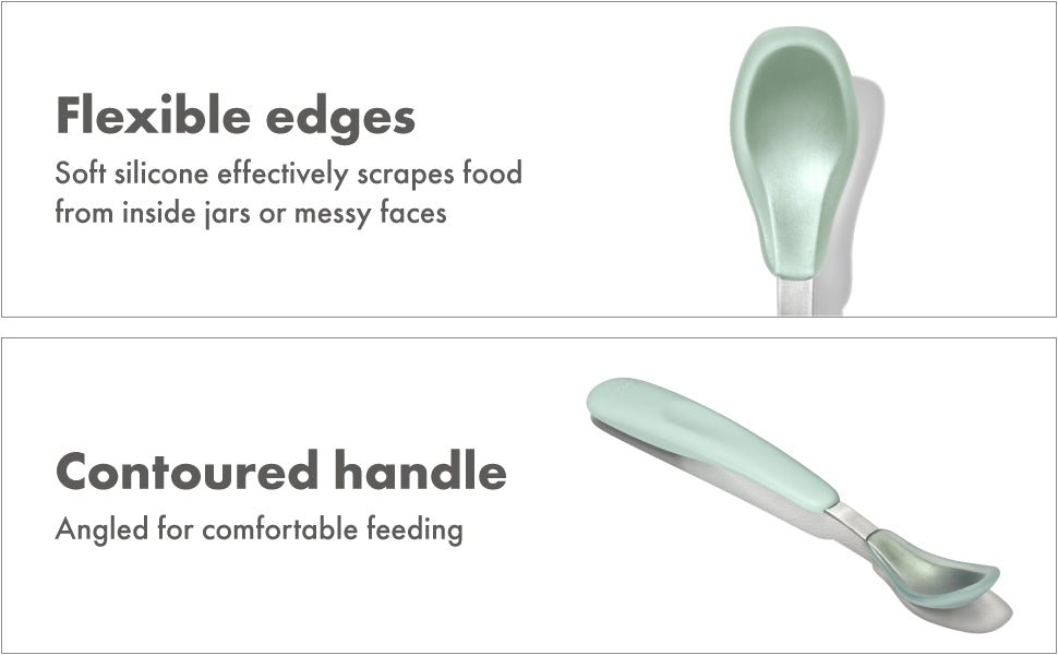 OXO TOT On-The-Go Feeding Spoon - Opal