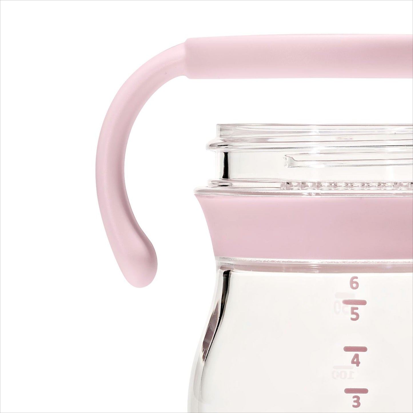 OXO TOT TRANSITIONS SOFT SPOUT SIPPY CUP WITH REMOVABLE HANDLES 6OZ - BLOSSOM