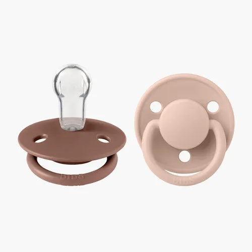 BIBS De Lux - Woodchuck/Blush - (2pk)