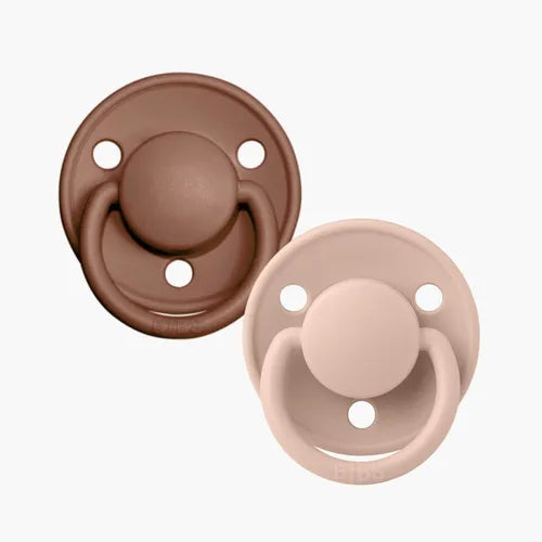 BIBS De Lux - Woodchuck/Blush - (2pk)