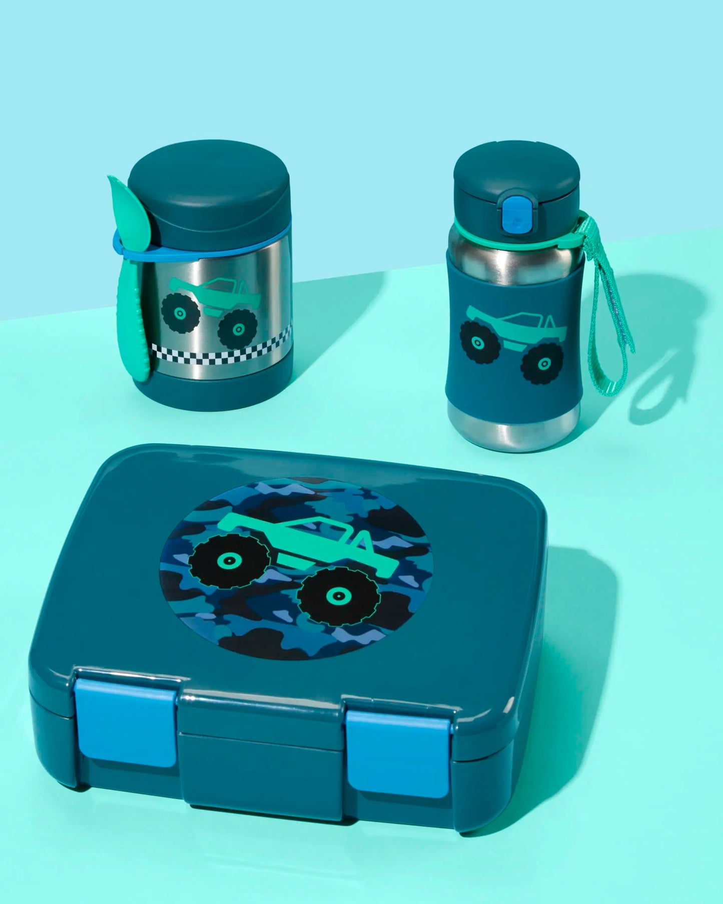 SKIP HOP, SPARK STYLE KIDS BENTO LUNCH BOX, TRUCK