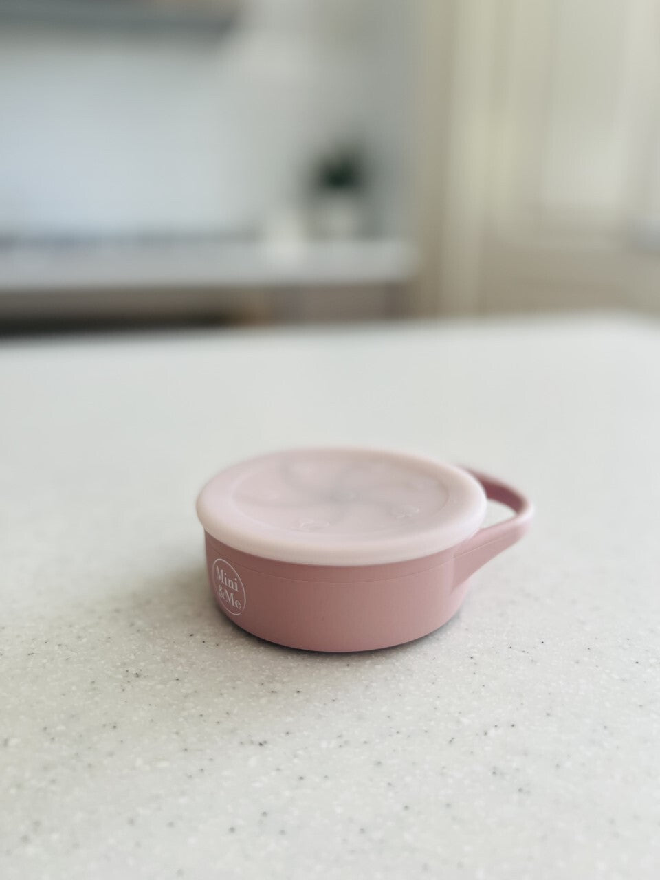 Mini & Me Snack Cup Collapsible with Lid Cherry