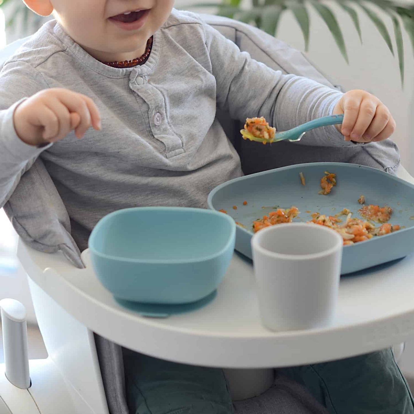 BEABA SILICONE SUCTION MEAL SET - JUNGLE