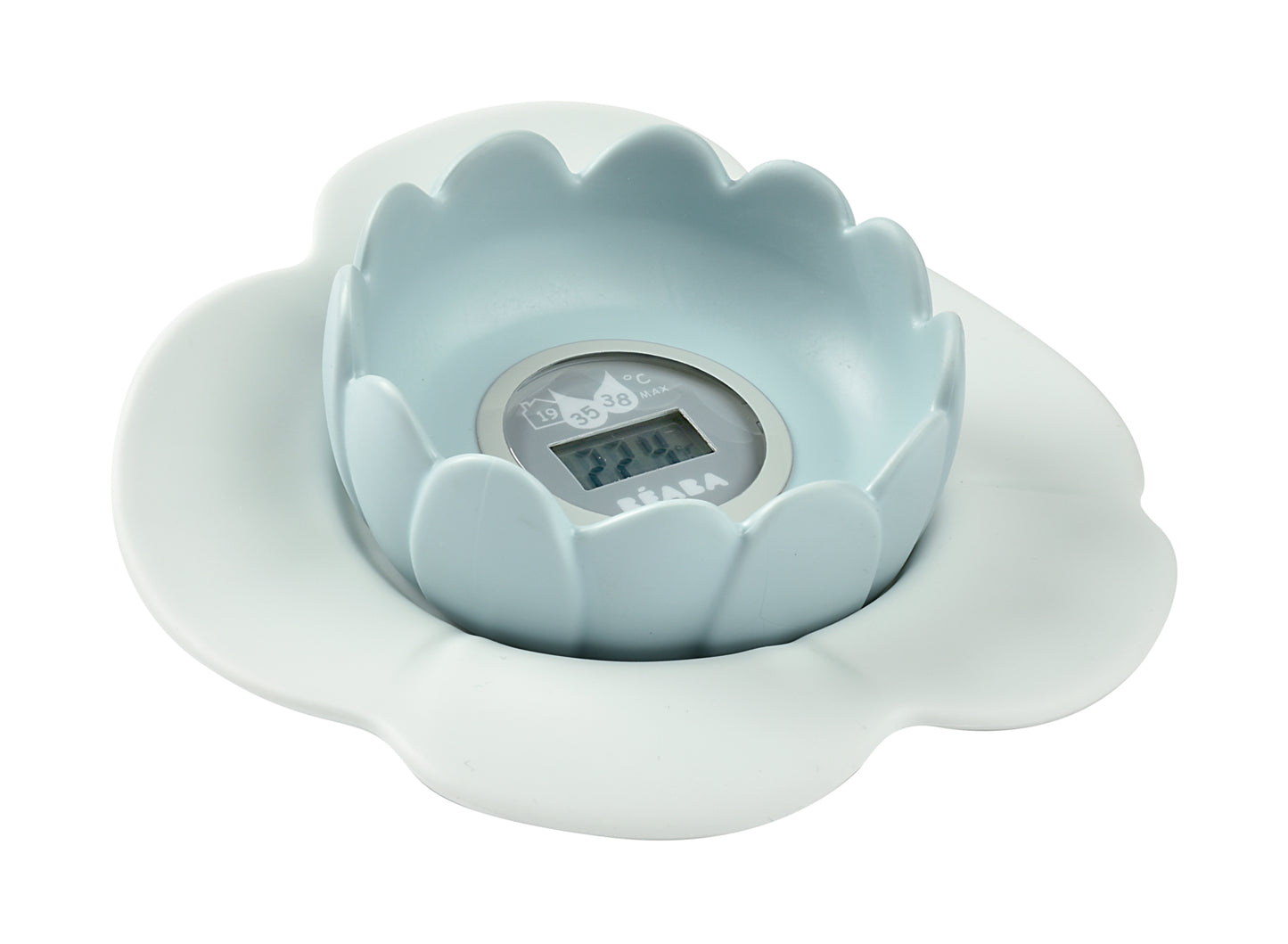 BEABA "LOTUS" MULTI FUNCTIONAL DIGITAL THERMOMETER - GREEN BLUE