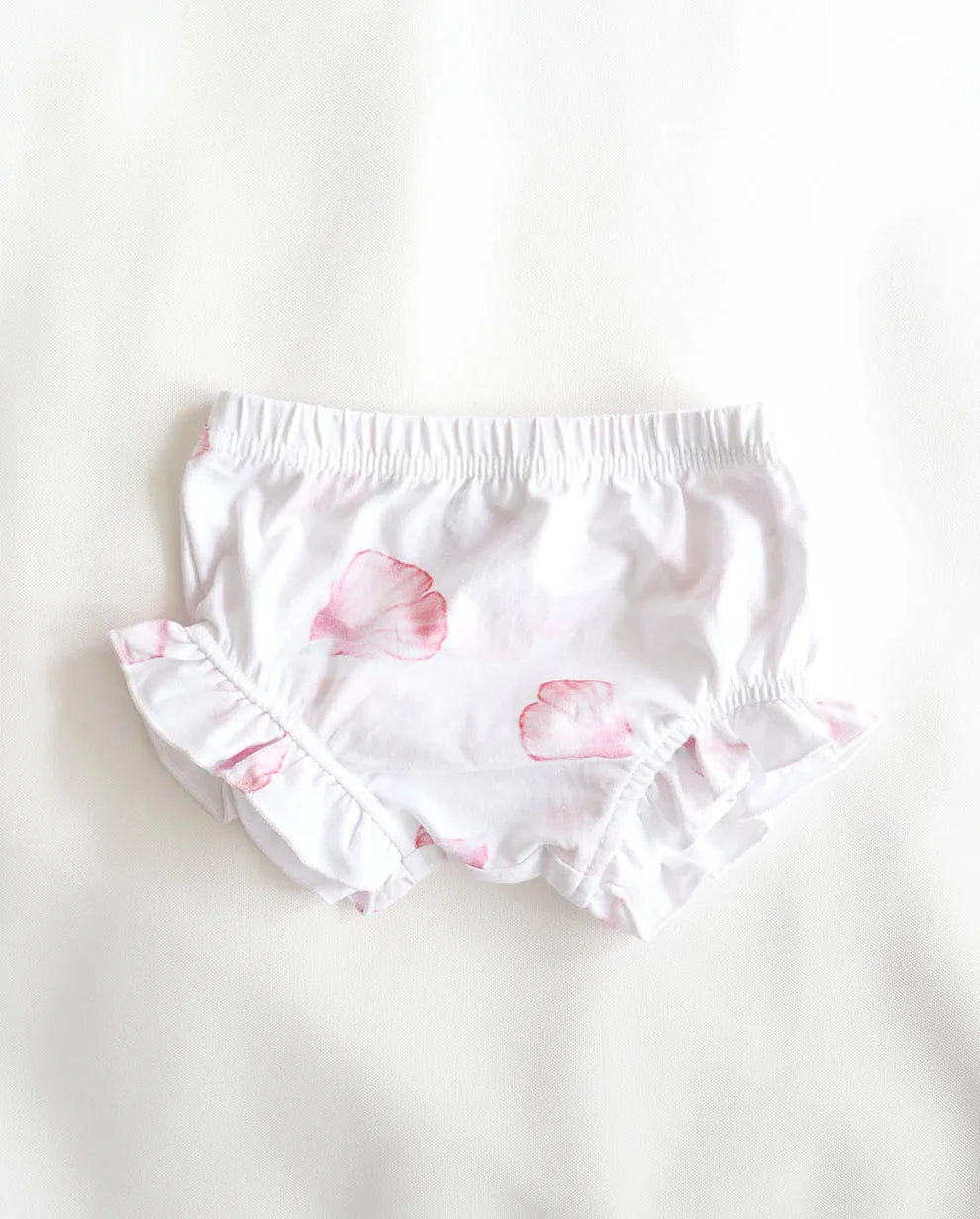 Baby Girls Aerin Petal Cotton Jersey Ruffle Bloomer (Limited Edition Print) Regular price