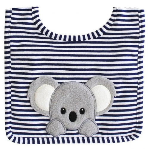 ALIMROSE Baby Koala Bib Navy