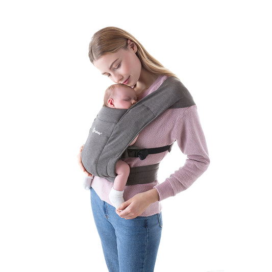 ERGOBABY EMBRACE NEWBORN CARRIER - HEATHER GREY