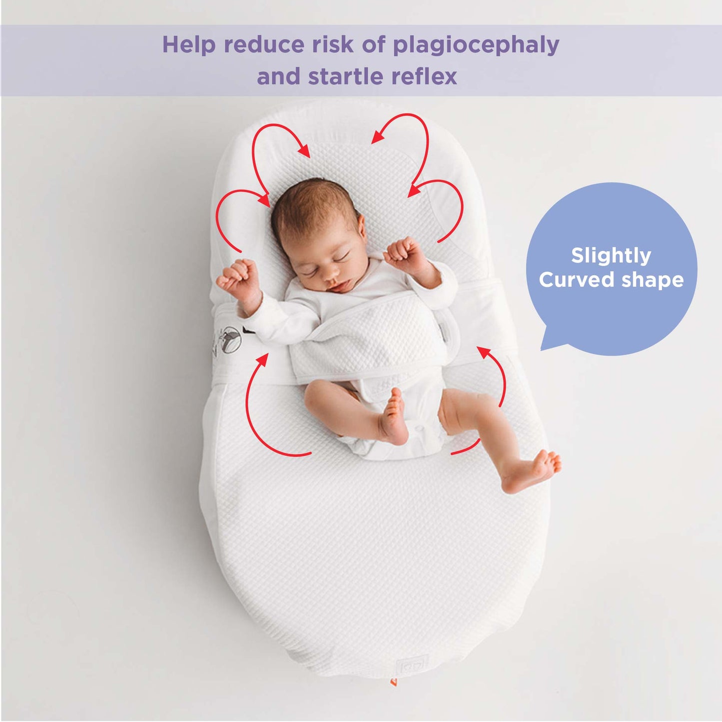 RED CASTLE, COCOONABABY NEST - WHITE