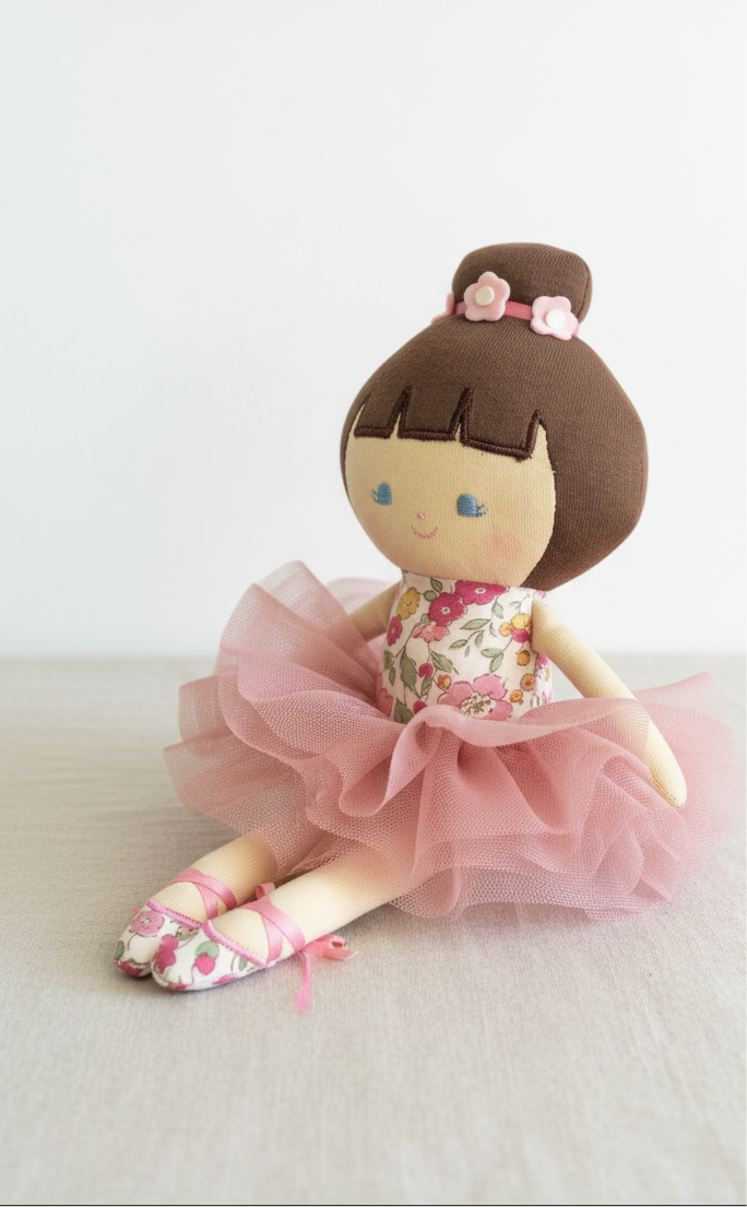 ALIMROSE Baby Ballerina Doll 25cm - Rose Garden