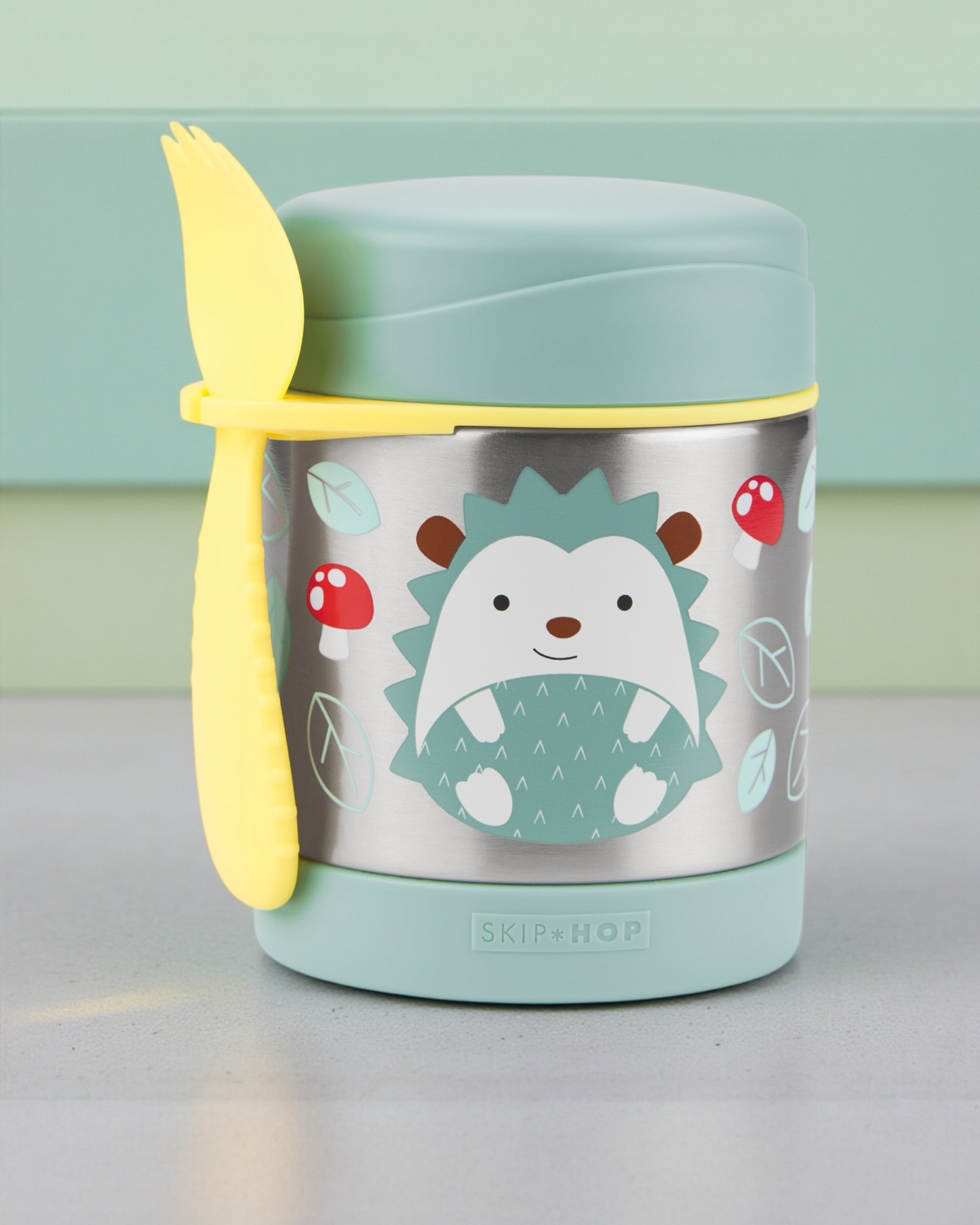SKIP HOP ZOO INSULATED FOOD JAR - HEDGEHOG