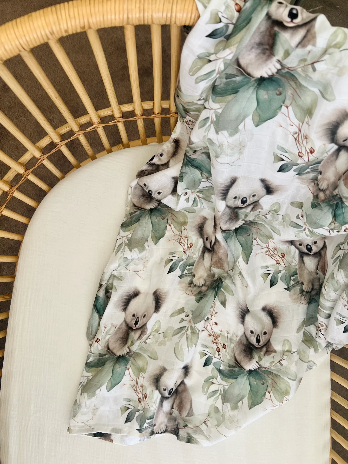 Mini & Me BAMBOO MUSLIN WRAP KOALA