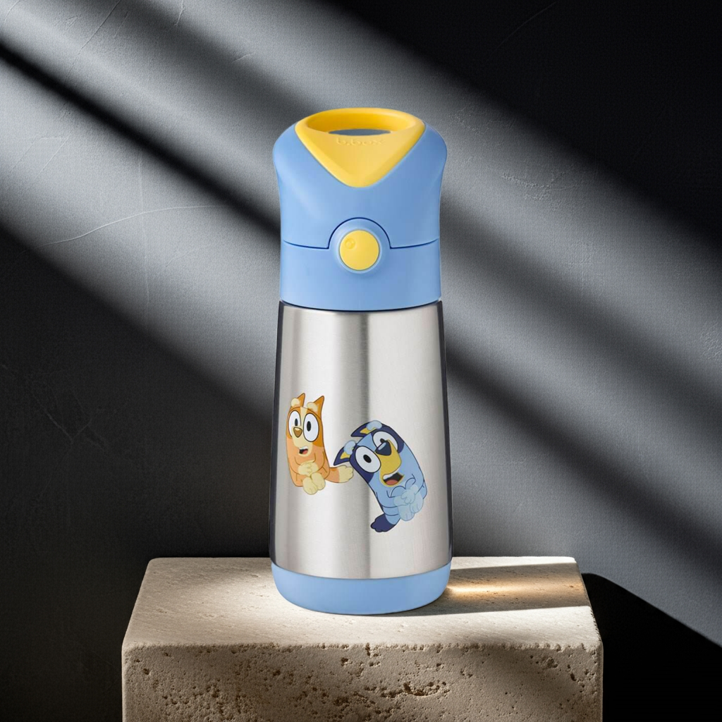 ( LIMITED STOCK) B.Box Bluey Insulated Drink Bottle 350ml.