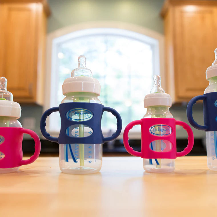 DR BROWN'S NARROW NECK SILICONE HANDLES FOR FEEDING BOTTLE