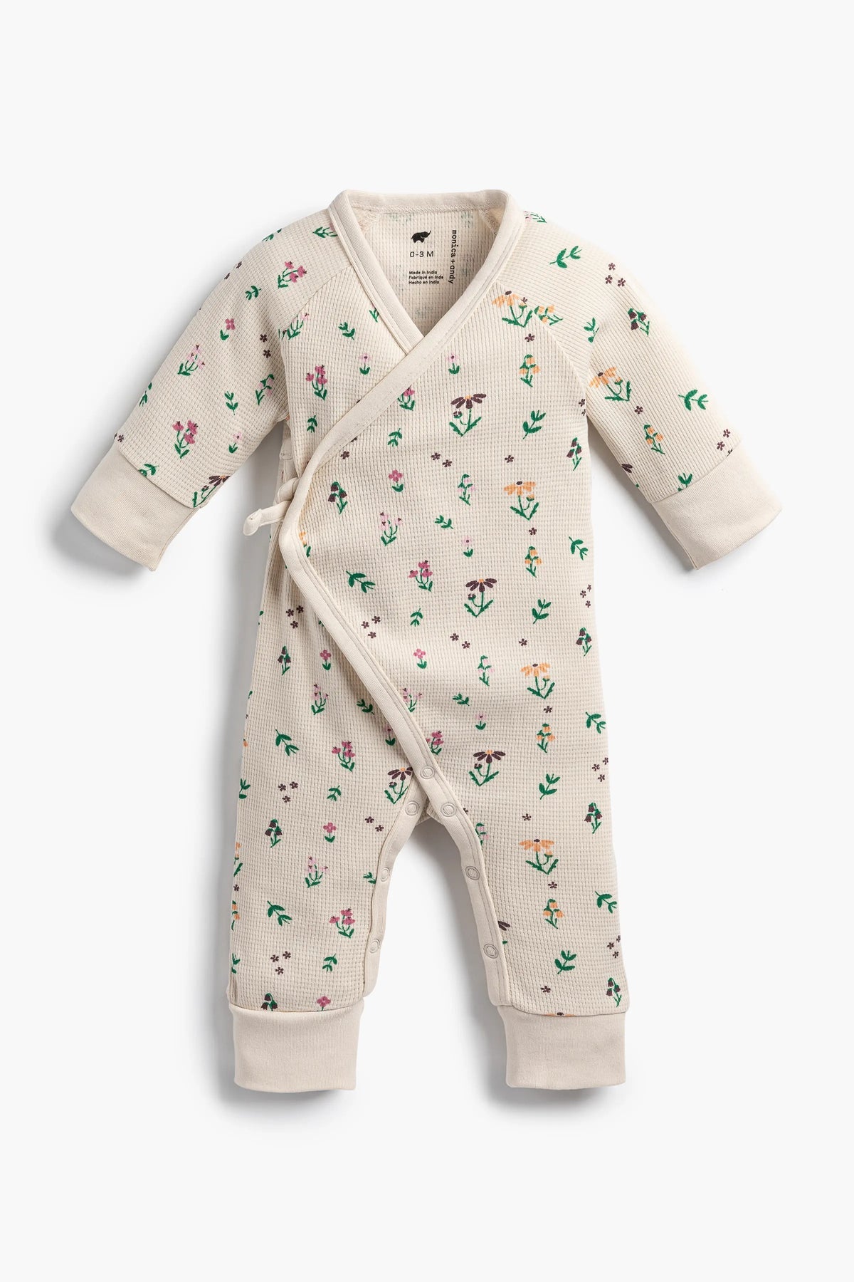 Monica + Andy Kimono Tie One-Piece Fall Flowers