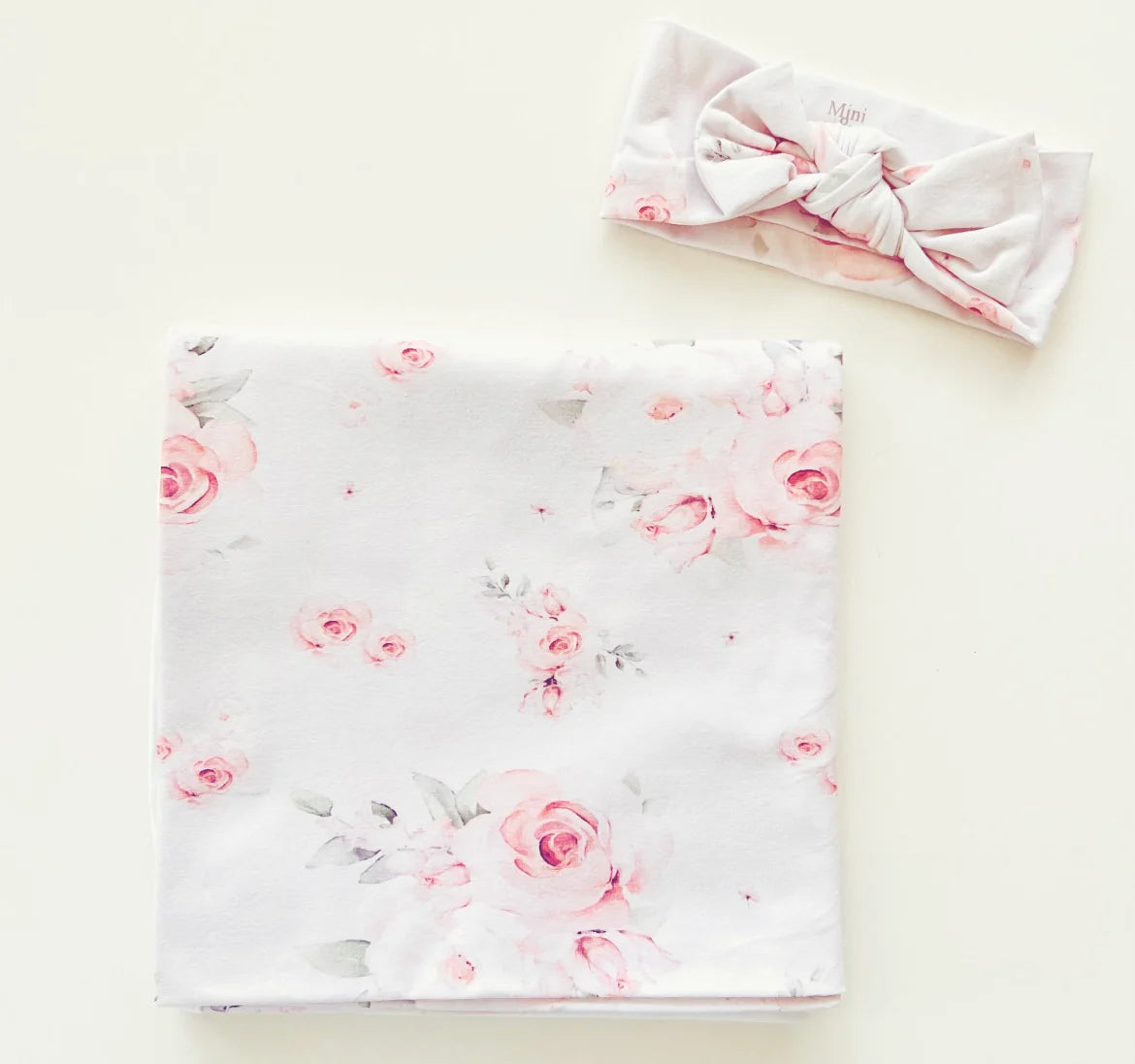Mini & Me ORGANIC JERSEY BABY WRAP SET IMOGEN