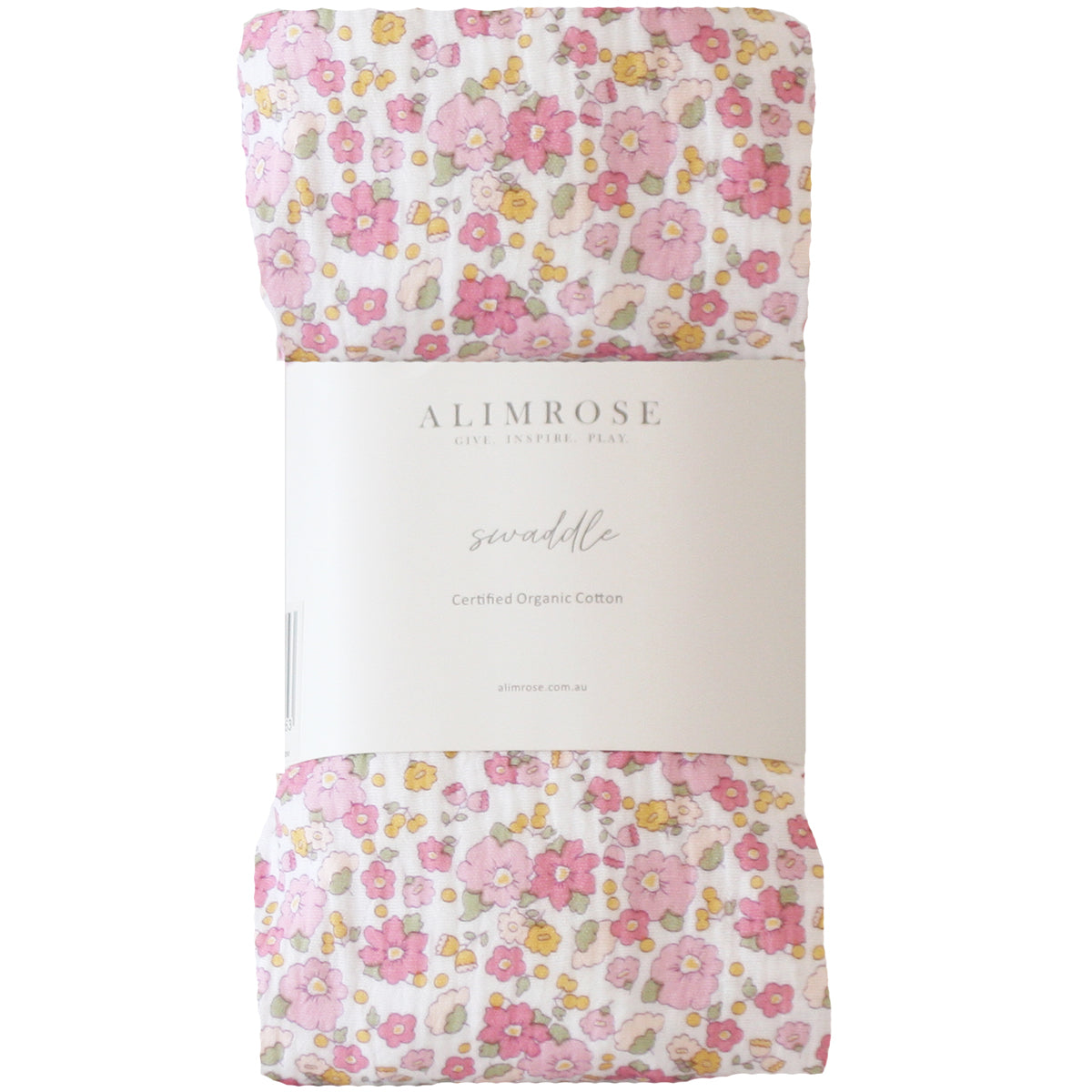 ALIMROSE Muslin Swaddle Rose Garden