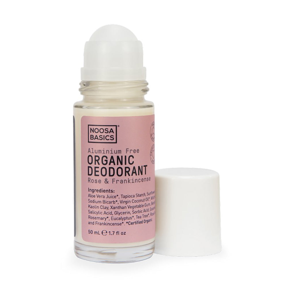 NOOSA BASICS Deodorant Roll On - Rose & Frankincense 50ml