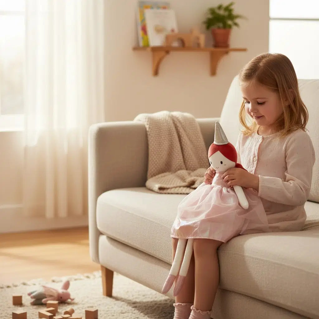 Giggle Bubs Princess Ruby Rose Doll 35Cm