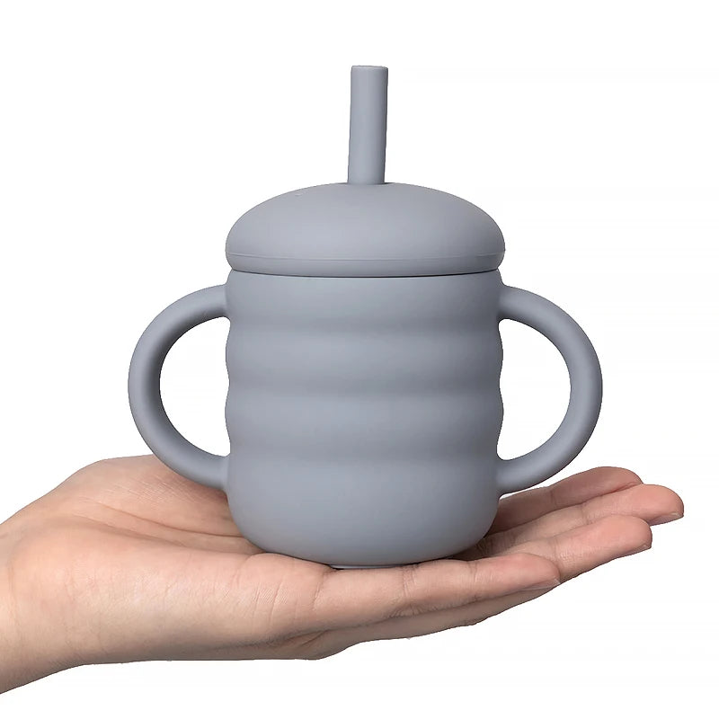 Baby Silicone Cups and Straw