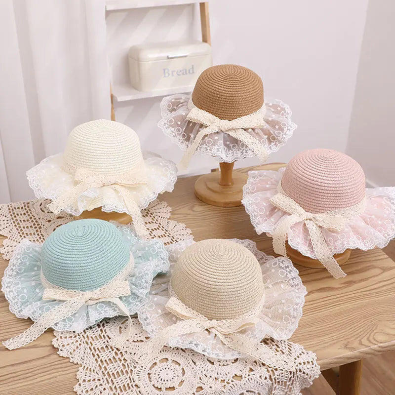 GiggleBubs, Princess style Wide_Brim Summer Hat (48_52cm)