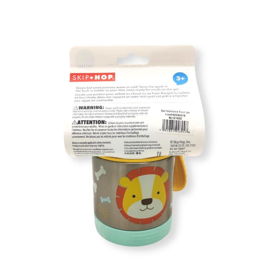 SKIP HOP ZOO INSULATED FOOD JAR - LION