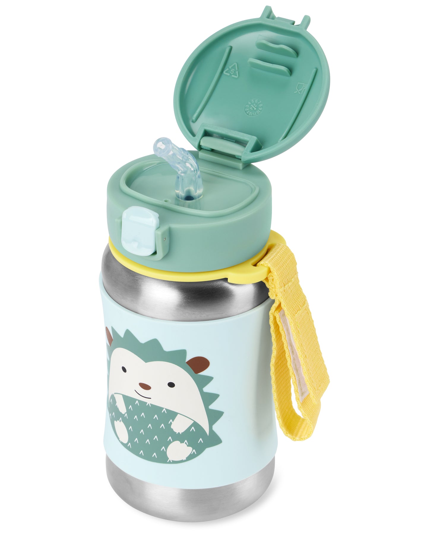 SKIP HOP ZOO STAINLESS STEEL STRAW BOTTLE - HEDGEHOG