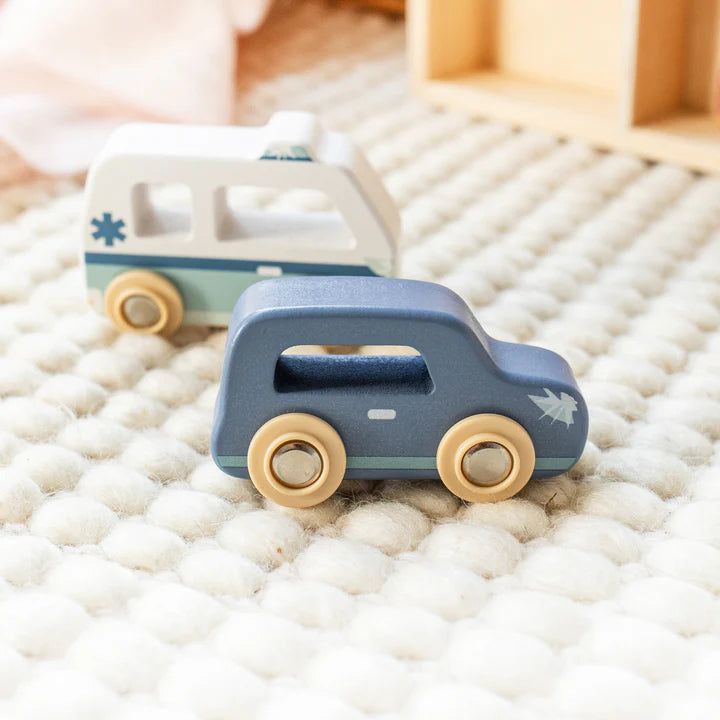 Speedy Monkey Car display case with 6 vehicles