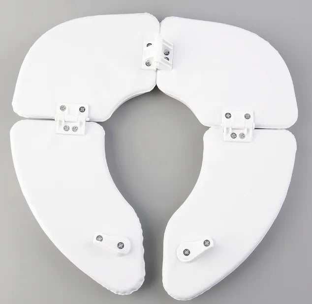 Children's foldable, portable toilet seat cushion ring