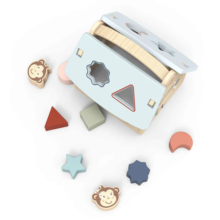 Speedy Monkey House Shape Sorter with 8 blocks