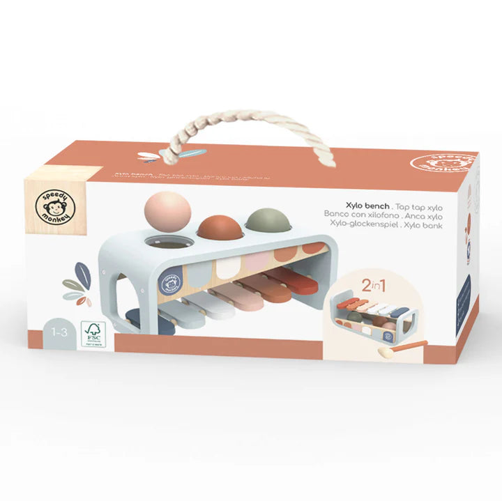 Speedy Monkey Xylo Bench - Tap Tap Xylophone