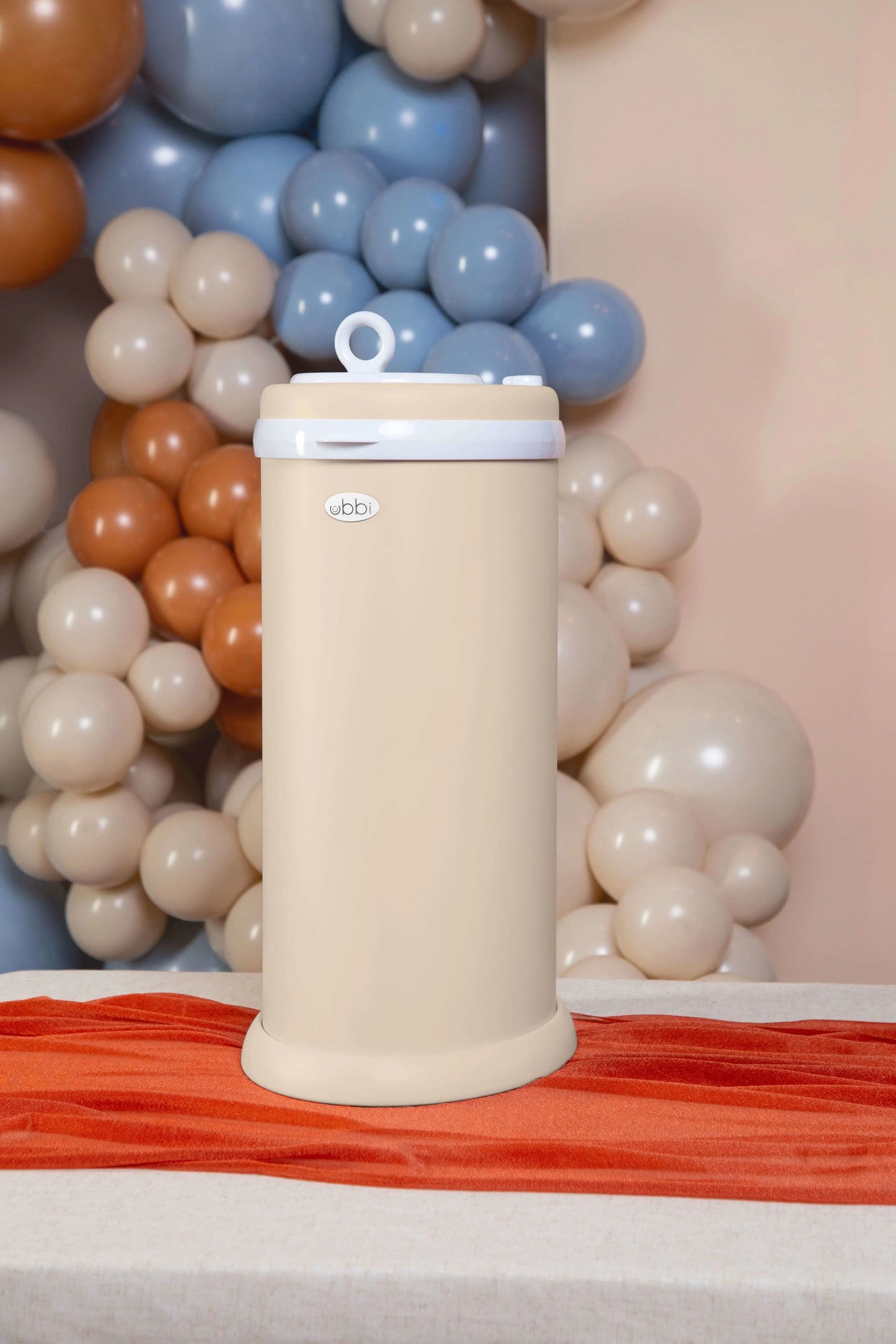 Odor-Free Nappy Bin - Ubbi Pail β Matte Oat Milk Australia