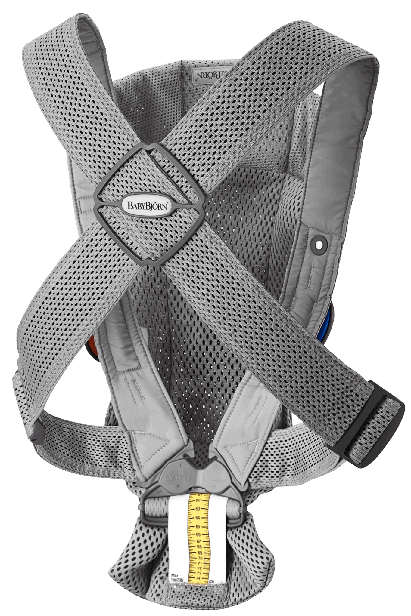 Baby Bjorn Baby Carrier Mini color Grey Fabric: 3D Mesh - Bubs Universe