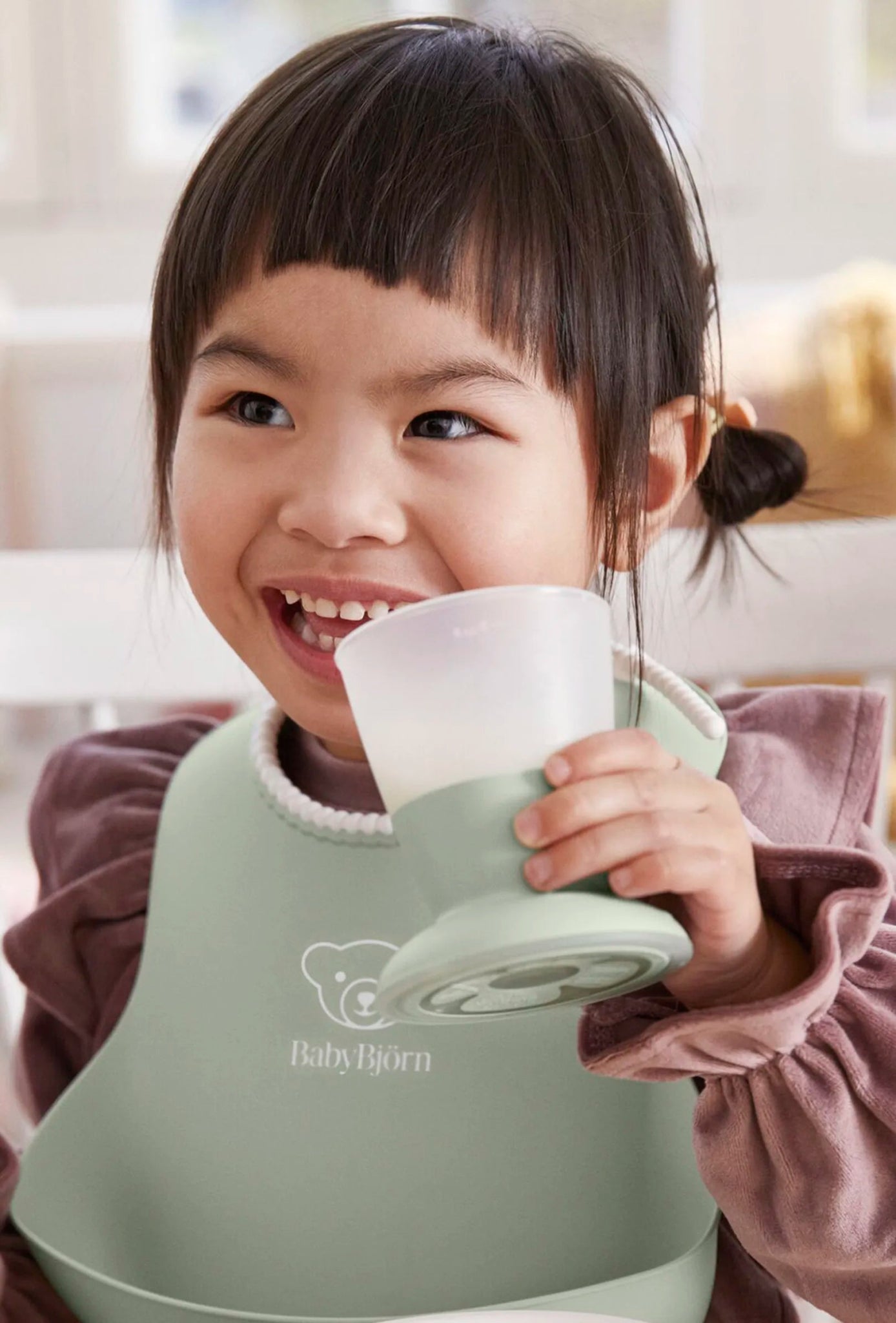 Baby Bjorn Baby Cup, 2 - pack Pastel Green - Bubs Universe