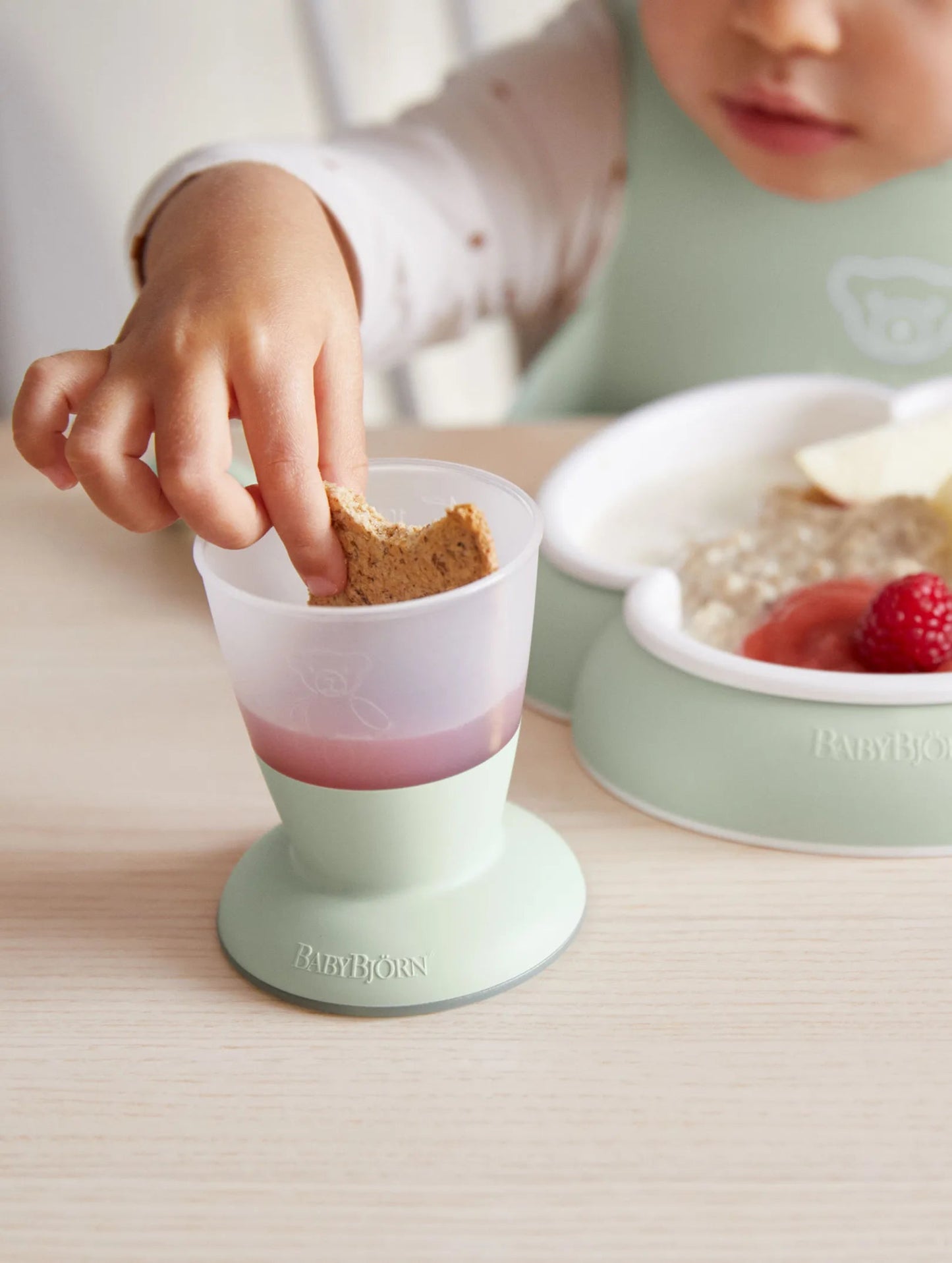 Baby Bjorn Baby Cup, 2 - pack Pastel Green - Bubs Universe