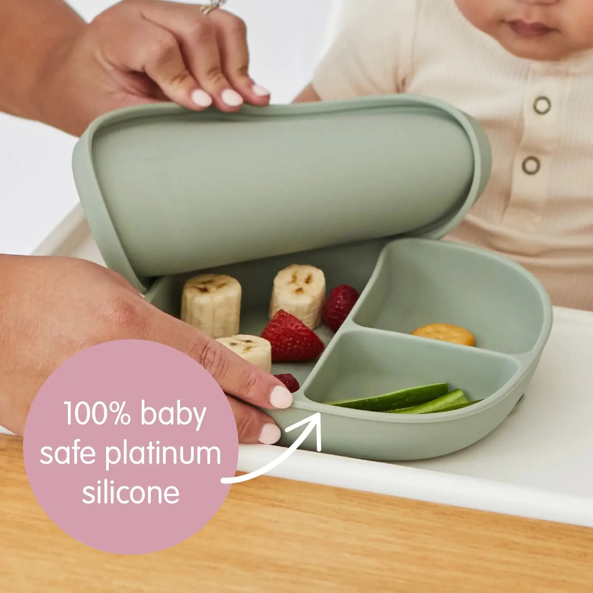 B.BOX SILICONE PLATE + LID - Bubs Universe