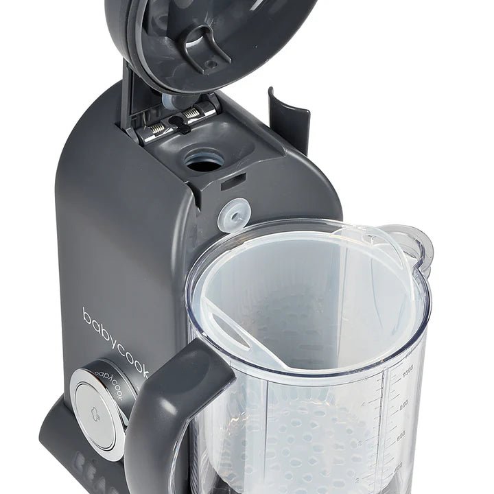 BEABA BABYCOOK SOLO BABY FOOD PROCESSOR - DARK GREY - Bubs Universe