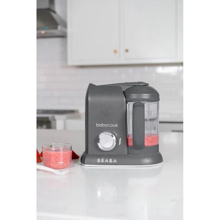 BEABA BABYCOOK SOLO BABY FOOD PROCESSOR - DARK GREY - Bubs Universe