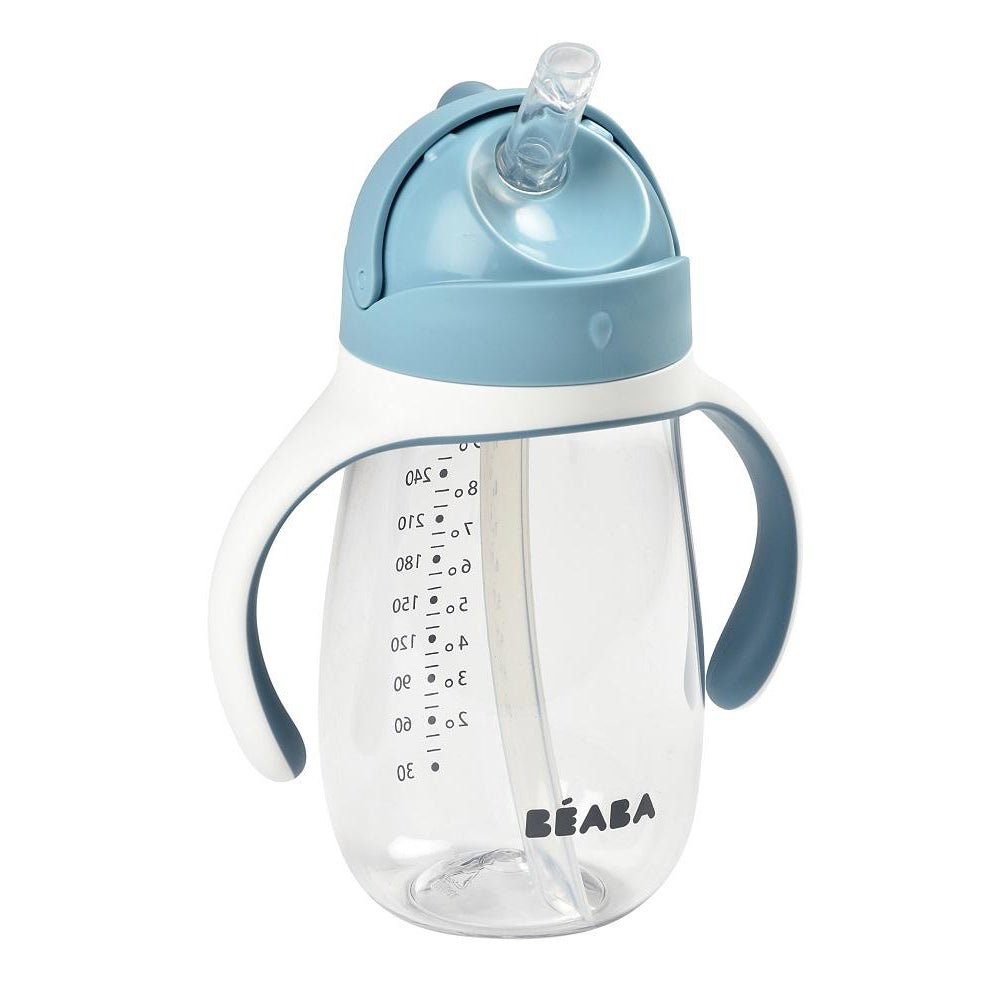 BEABA STRAW CUP 300ML - WINDY BLUE - Bubs Universe