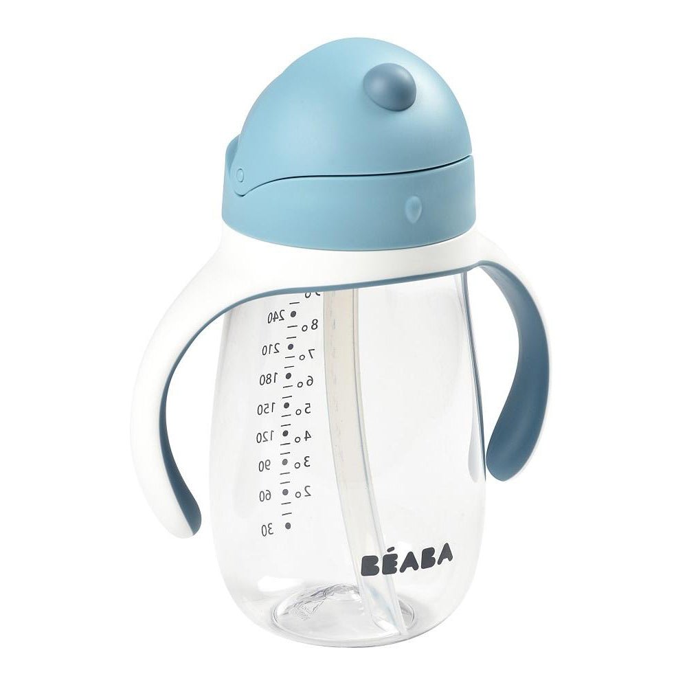 BEABA STRAW CUP 300ML - WINDY BLUE - Bubs Universe