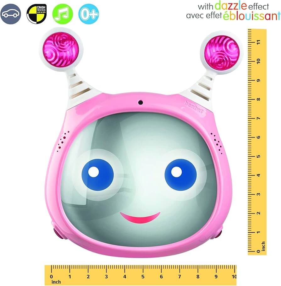 BenBat Oly Active Infant Mirror is designed to engage and stimulate your baby's senses. The mirror's safe, shatterproof surface allows little ones to discover their reflections in a fun and secure way.